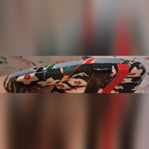 NWOT Vera Bradley Sun Valley Boho Geometic Flap Over Kiss Lock Clutch Purse Bag - Picture 7 of 13